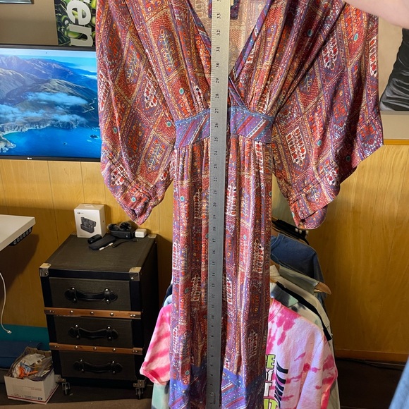 Anthropologie Tiny Omina Dress. Lovely Bohemian Print Fabric. - Picture 4 of 7